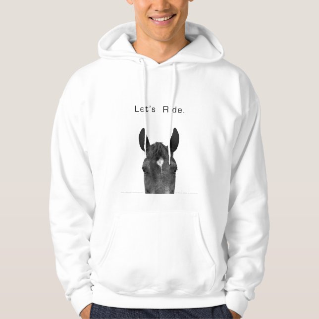 Gelassen uns reiten hoodie (Vorderseite)