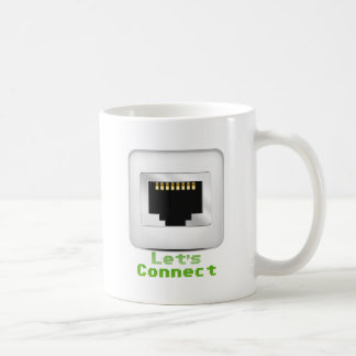 Gelassen uns schließen Sie an Tasse