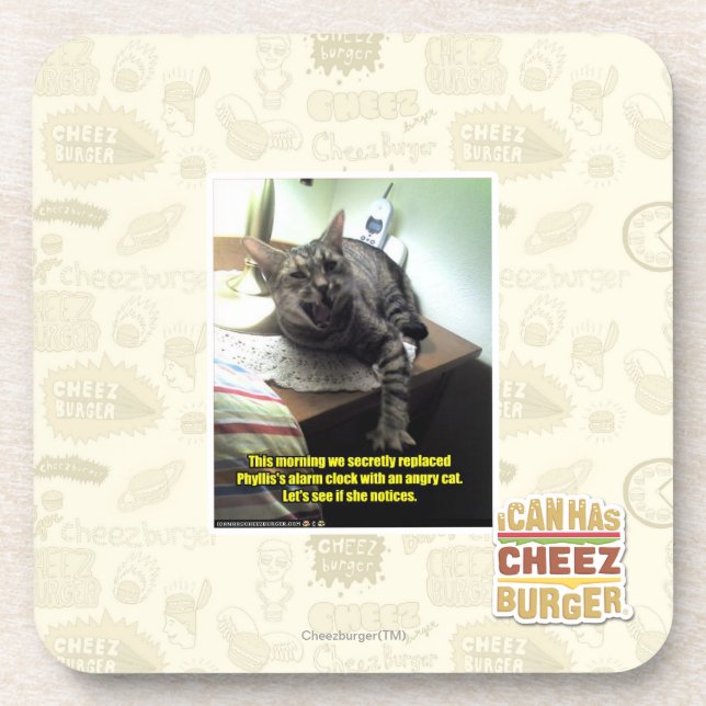 Gelassen uns sehen Sie, wenn sie bemerkt Getränkeuntersetzer (Vorderseite)