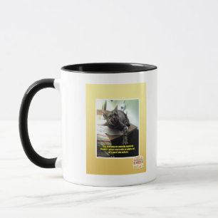 Gelassen uns sehen Sie, wenn sie bemerkt Tasse