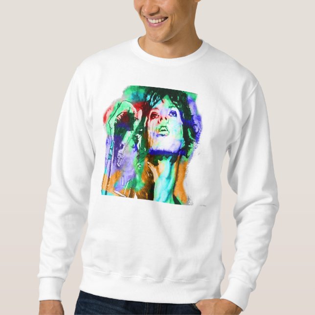 gelassen uns singen Sie (Jagger) Sweatshirt (Vorderseite)