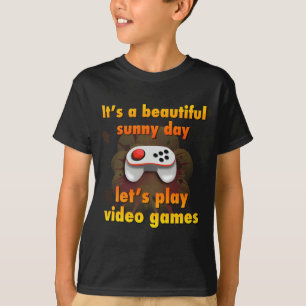 Gelassen uns Videospiele spielen T-Shirt