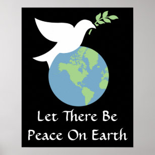 Gelassen Weltfrieden Poster