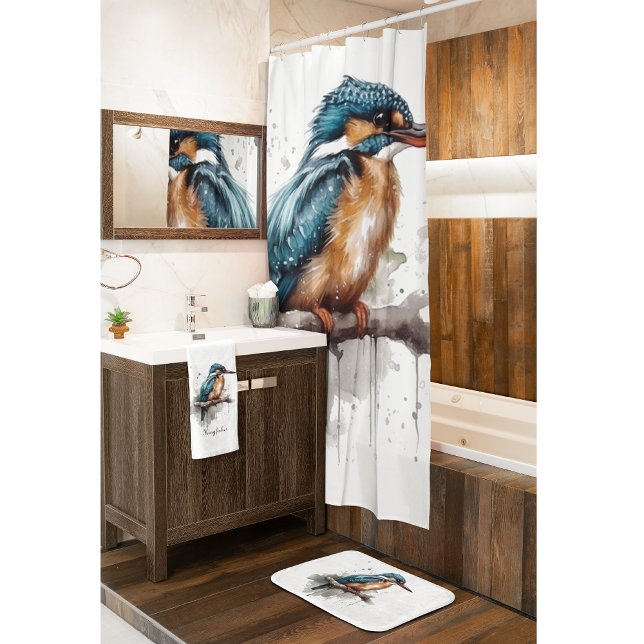 Gelassenheit des Kingfisher Badematte (Von Creator hochgeladen)