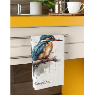 Gelassenheit des Kingfisher Geschirrtuch