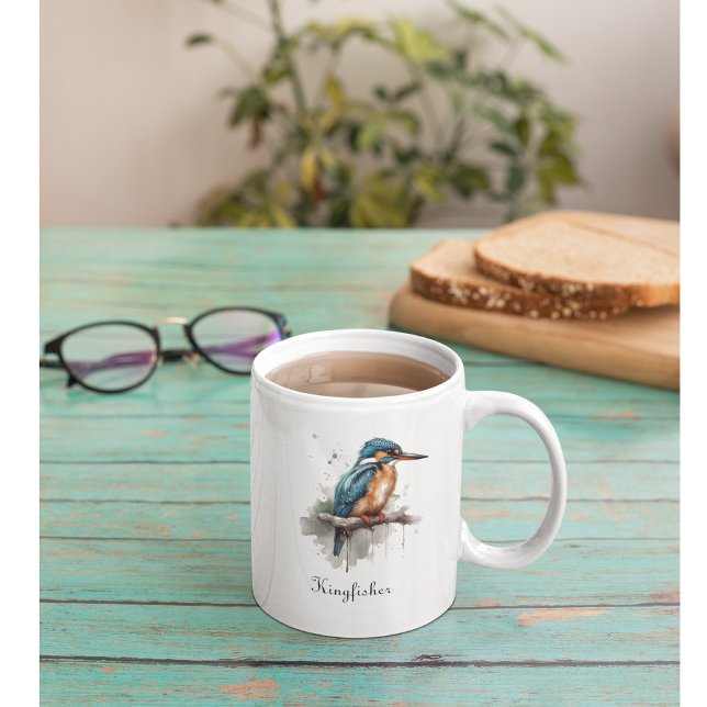 Gelassenheit des Kingfisher Kaffeetasse (Von Creator hochgeladen)