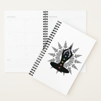 Gelassenheit in der Alignment: Yoga Pose und Chakr Planer