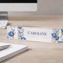 Gelassenheit in der Wohngestaltung Blütenpastel Tu Namensplakette