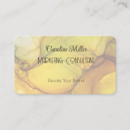 Gelassenheit in grünen Abstrakten Blütenformen Visitenkarte