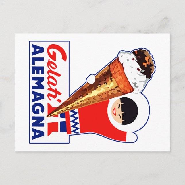 GELATI ALEMAGNA POSTKARTE (Vorderseite)