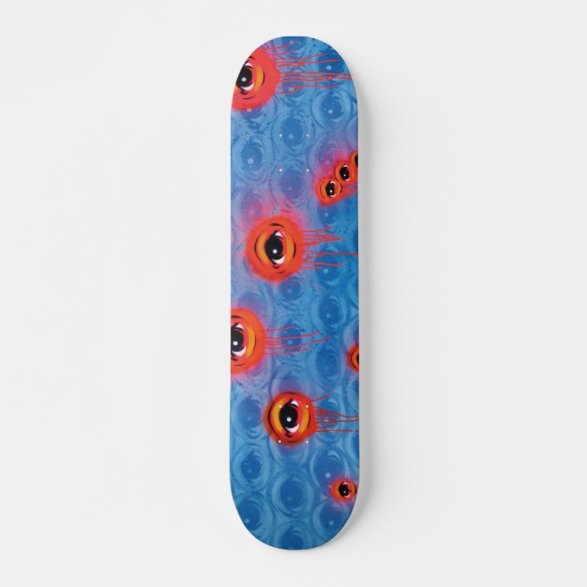 Gelatieren-AUGE-Fische Skateboard (Vorne)