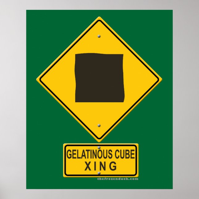 Gelatine Cube XING Poster (Vorne)