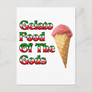Gelatine Food of the Goods Postkarte