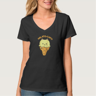 Gelato Cato Niedliche Katze Unglaublich witzig Tex T-Shirt
