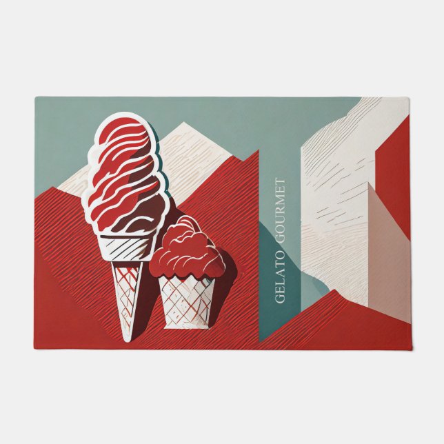 Gelato Gourmet Doormat Fußmatte (Vorderseite)