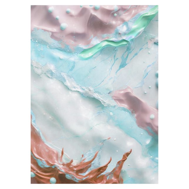 Gelato - Weiß Tischdecke (Vorderseite)