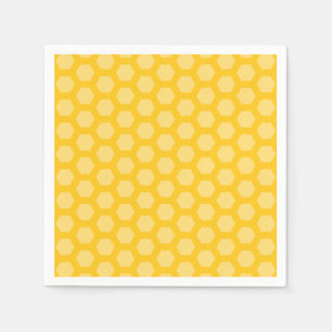 Gelb 12 Wabenhexagon Serviette