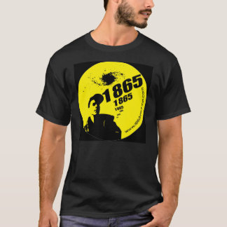 Gelb 1865 auf Schwarzem T-Shirt