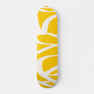 Gelb abstrakt skateboard