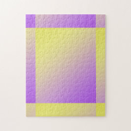 Gelb bis Lila glänzend Abstrakt Puzzle
