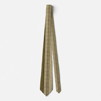 Gelb Braun Gold Stylisch Moderne Abstrakte Muster Krawatte