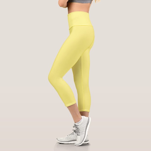 Gelb Capri Leggings