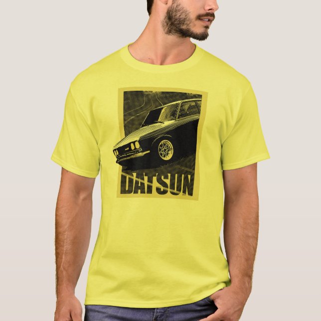 Gelb Datsuns 510 T-Shirt (Vorderseite)