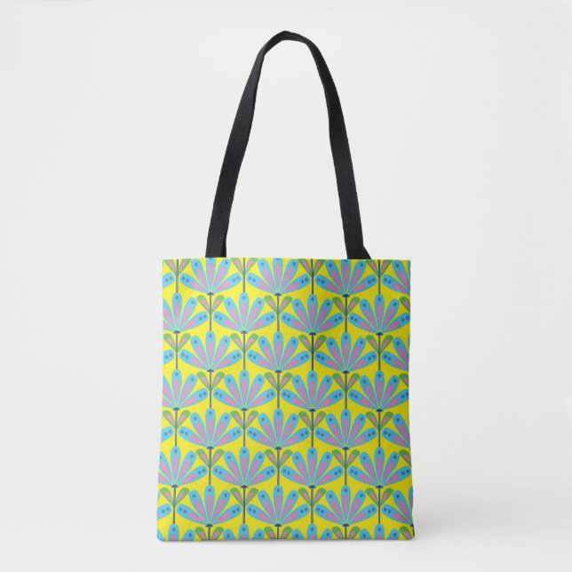 Gelb der Serie Retro Floral (Vorderseite)