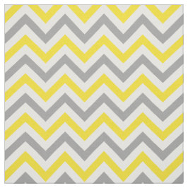 Gelb, dunkelgrau, Weiß LG Zickzack ZigZag Sz6 Stoff