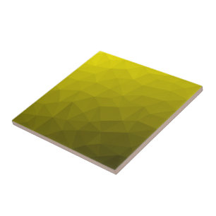 Gelb-dunkler Ombre-Verlaufsverlauf geometrisches M Fliese