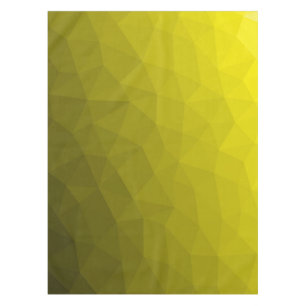 Gelb-dunkler Ombre-Verlaufsverlauf geometrisches M Tischdecke
