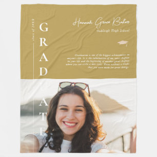 Gelb   Einfaches Abschluss Foto & Angebot Fleecedecke