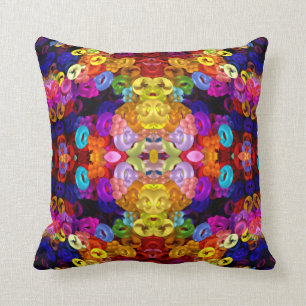 Gelb-Engel-Wanze Mandala Kissen
