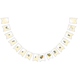 Gelb Entlein Baby Thema Party Banner