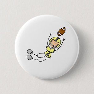 Gelb Figur Fußball Button