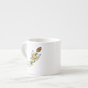 Gelb Figur Fußball Espressotasse