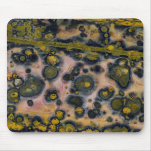Gelb gefleckter Ozean-Jasper Mousepad