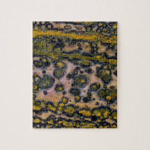 Gelb gefleckter Ozean-Jasper Puzzle