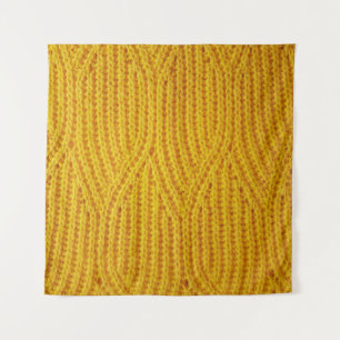 Gelb gegossen: Textile Oberfläche Hintergrund. Wandteppich