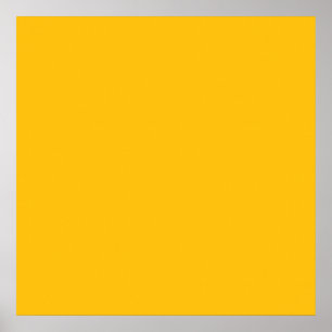 Gelb Gold Farbposter Poster