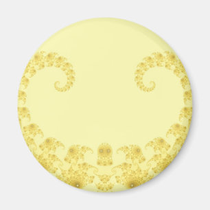 Gelb Gold Herz Magnet