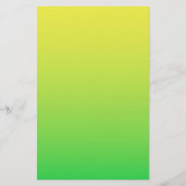 Gelb-Grün-Farbe Briefpapier