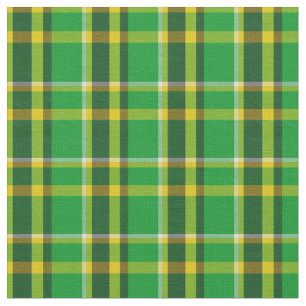 Gelb grün Kariertes Muster Karo Tartan drucken Stoff