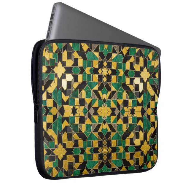 gelb grün  laptopschutzhülle (Vorne Rechts)