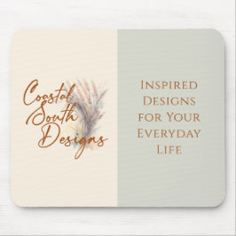 Gelb grün, Minimalistisch Mousepad