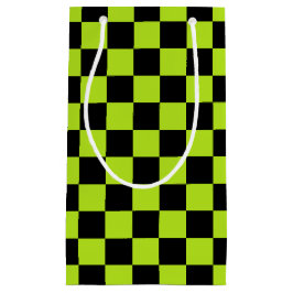 Gelb grün und schwarz kleine geschenktüte