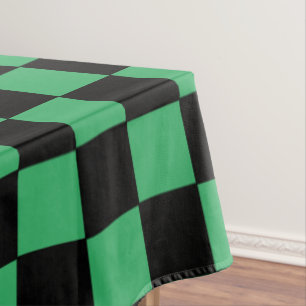 Gelb grün und schwarz tischdecke