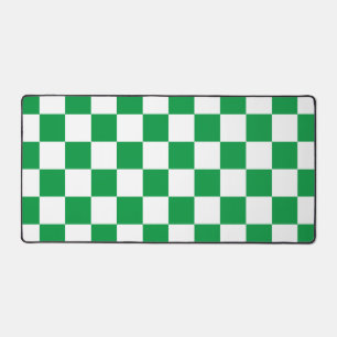 Gelb-grün und weiß schreibtischunterlage