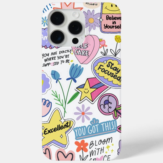 Gelb Grüne Helle Friedliche Bewusstseins-Handyhüll Case-Mate iPhone Hülle (Rückseite)