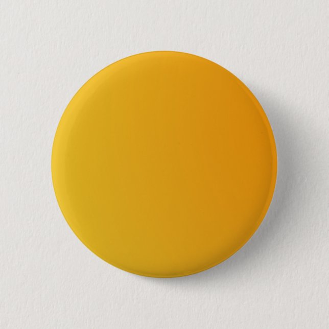 Gelb hellorange ästhetische Dekoration Button (Vorderseite)